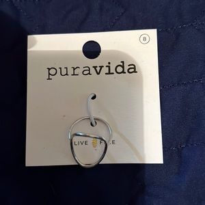 Puravida Oval Open Ring size 8